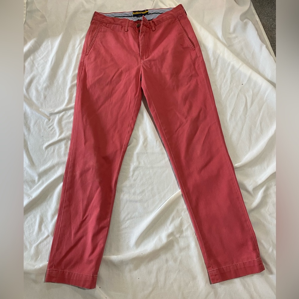 Discontinued Rugby Ralph Lauren Chinos in Pink/Salmon color 31/32